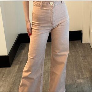 Zara marine straight pants